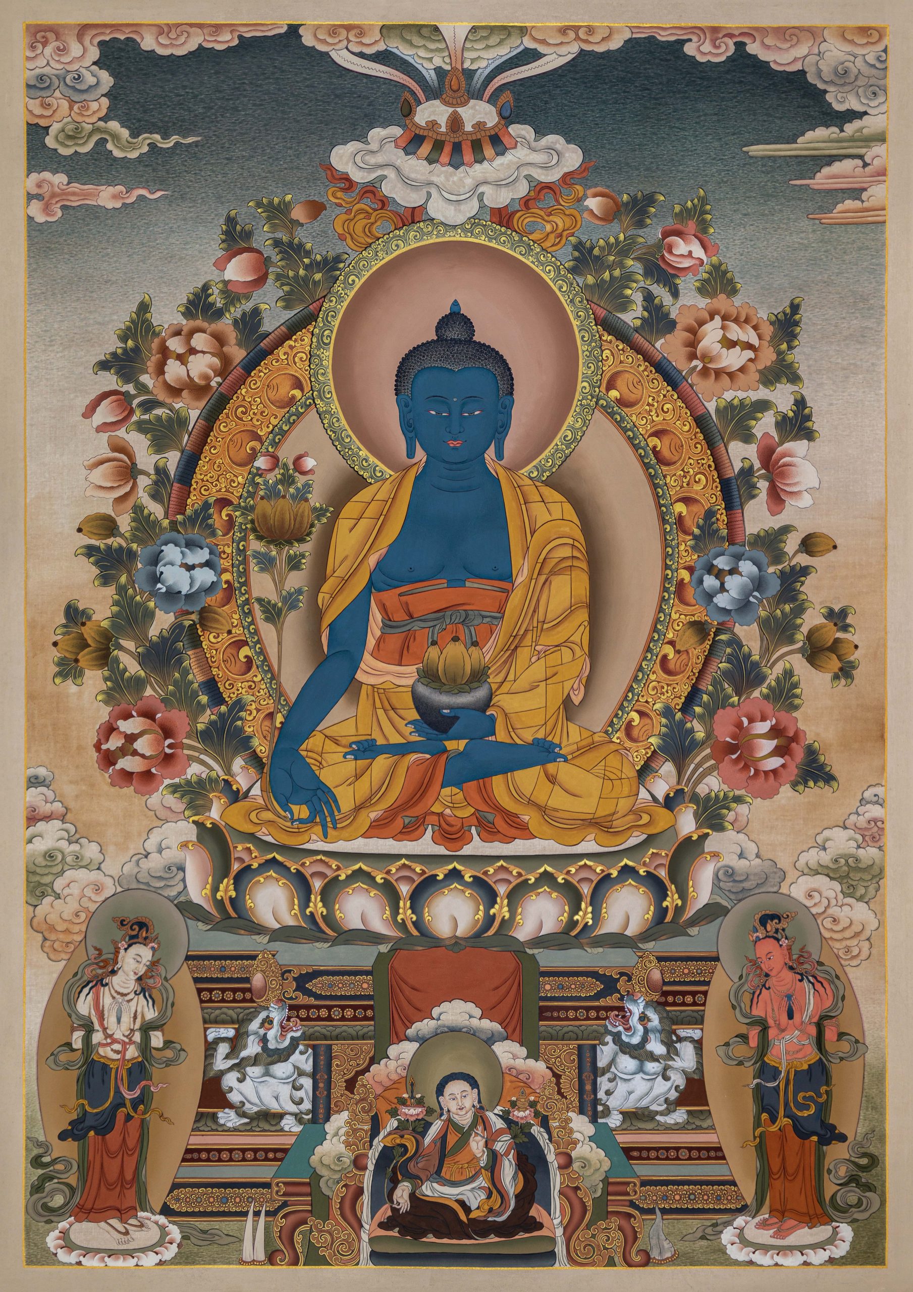 Bhaisajyaguru, Medicine Buddha - Buddhist Art Gallery